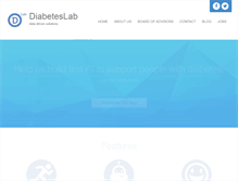 Tablet Screenshot of diabeteslab.org